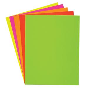 Picture of Roaring Spring Paper Products 48200 Fluorescent Poster Asstd - 25 Sheets Per Carton