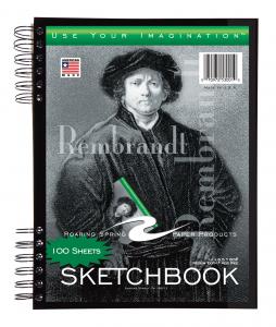 Picture of Roaring Spring Paper Products 53101 Sketch Book with Pocket - 100 Sheets Per Book