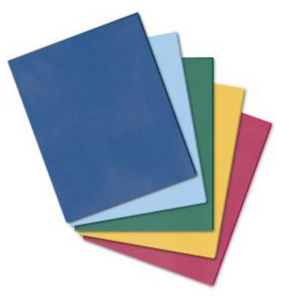 Picture of Roaring Spring Paper Products 50125 Embossed Pocket Folder - 25 Boxes Per Case