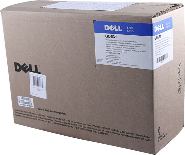 GD531 Use-And-Return Black Toner Cartridge 10K Yield