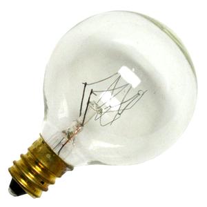 Picture of Bulbrite 301025 25 Watt 130 Volt G12 Candelabra Base Globe Decorative Light Bulb - Clear