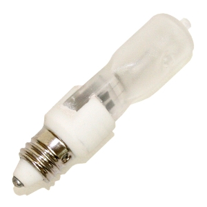 Picture of Bulbrite 610152 150 Watt 120 Volt T4 E11 Mini Can Base JD Type Halogen Light Bulb - Frost - Pack of 5