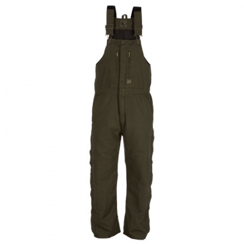 Original Washed Insulated Bib Overall - Olive Duck - XL Regular
