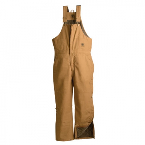 Large Regular Deluxe Insulated Bib Overall - Brown Duck