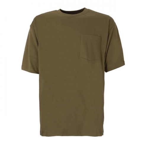 BSM16LOVR600 4X-Large Regular Heavyweight Pocket Tee - Short Sleeve - Light Olive