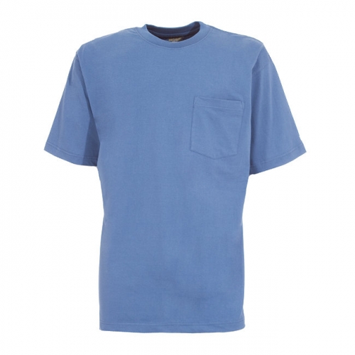 2X-Large Regular Heavyweight Pocket Tee - Short Sleeve - Royal Blue