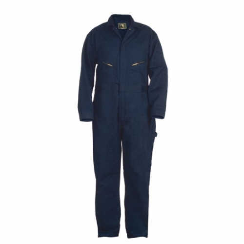 42x32 Regular Deluxe Unlined Coverall - All Cotton - Navy