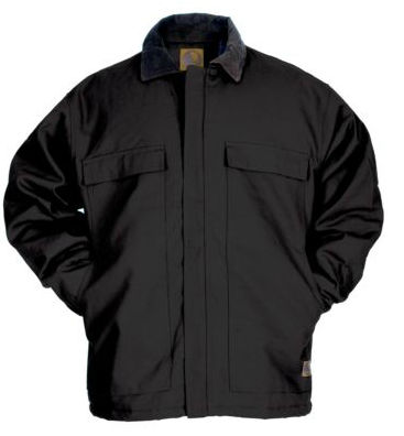 CH416BKR440 44''/Large Original Chore Coat - Quilt Lined Regular - Black