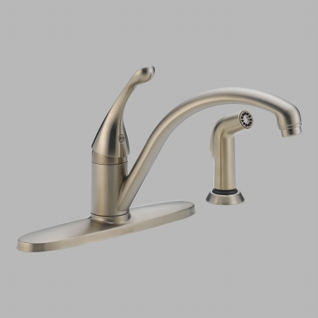 SDD-DLT-391 - 440-SS-DST Collins- Single Handle Kitchen Faucet with Spray- Stainless