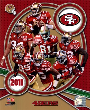 Picture of Photofile PFSAANX15701 San Francisco 49ers 2011 Team Composite -8 x 10 Poster Print