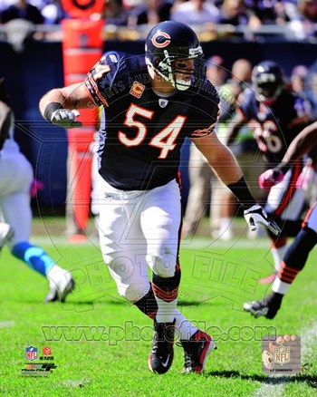 Picture of Photofile PFSAAOC00401 Brian Urlacher 2011 Action -8 x 10 Poster Print