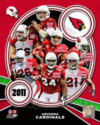 Picture of Photofile PFSAANX15101 Arizona Cardinals 2011 Team Composite -8 x 10 Poster Print