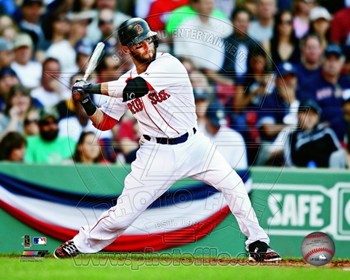Picture of Photofile PFSAAOU23901 Dustin Pedroia 2012 Action Photo Print -8.00 x 10.00