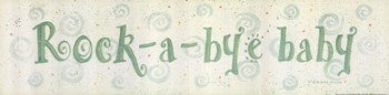 CO-PEN C01DNA190 Rock-A-Bye Baby Poster Print by Donna Atkins -24 x 6