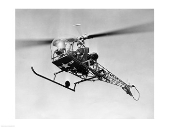 Picture of PVT-Superstock SAL25541691 Low angle view of military helicopter in flight -24 x 18 Poster Print