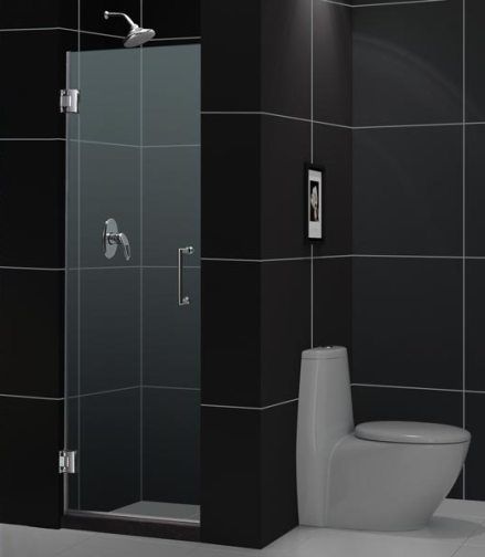 SHDR-20257210F-01 UNIDOOR 25 x 72 Frameless Shower Door