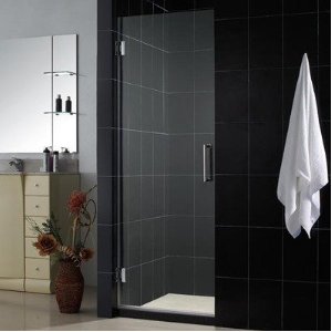 SHDR-20307210F-01 UNIDOOR 30 x 72 Frameless Shower Door