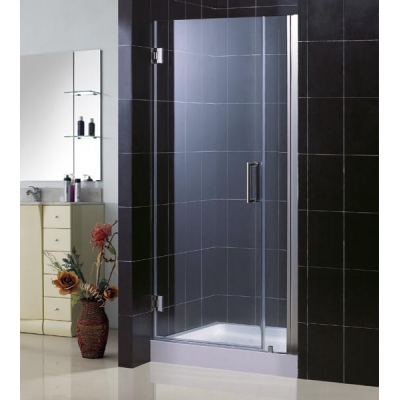 SHDR-20347210-01 UNIDOOR Frameless 34-35 inch Adjustable Shower Door