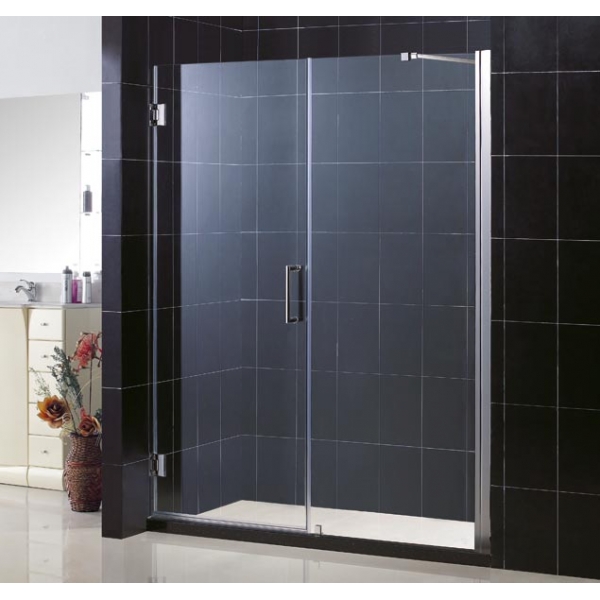 SHDR-20557210-01 UNIDOOR Frameless 55-56 inch Adjustable Shower Door