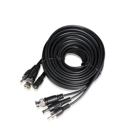 CDATA - 25ft AWG22 Premade Siamese Video  plus  Power  plus  Audio Cable -  SkilledPower, SK2573608