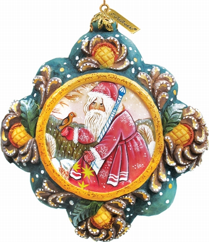 General Holiday Quiet Time Santa Ornament 4.5 in.