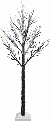 Holiday Splendor Glass Lighted Tree 48L 48 in.