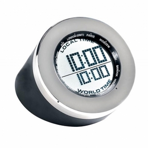 Picture of Seth Thomas TBL004102 Black World Time Multifunction Clock