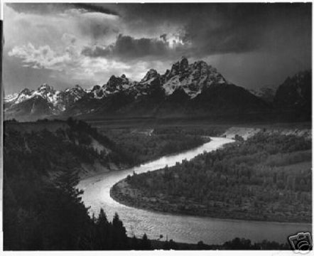 3622-12x18-GC Ansel Adams Snake River Poster