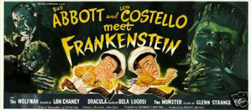 Picture of Hot Stuff Enterprise 5218-12x18-LM Abbott and Costello Meet Frankenstein Poster
