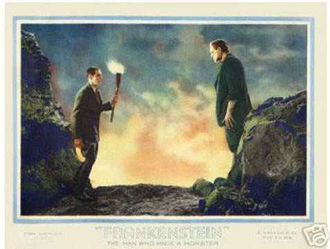 8099-12x18-LM Frankenstein The Man Who Made A Monster Poster