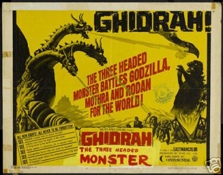8106-12x18-LM Ghidrah The Three Headed Monster Poster