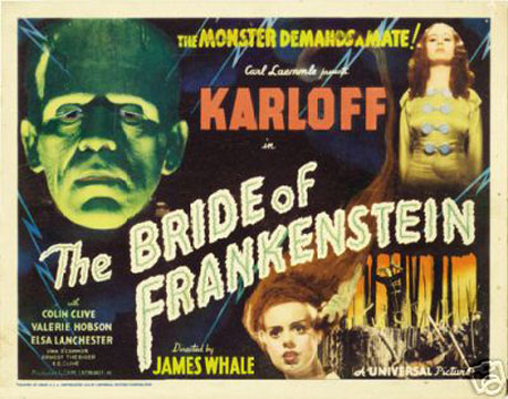 Picture of Hot Stuff Enterprise 8264-12x18-LM The Bride of Frankenstein Poster