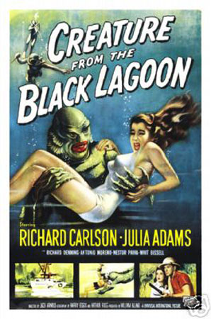Picture of Hot Stuff Enterprise 3201-12x18-LM Creature from The Black Lagoon Poster
