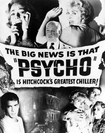 Picture of Hot Stuff Enterprise 4557-12x18-LM 12 in. x 18 in. Psycho Hitchcock Poster