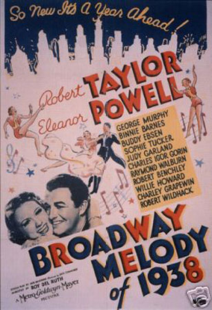 Picture of Hot Stuff Enterprise 5279-12x18-LM Broadway Melody of 1938 Robert Taylor Poster