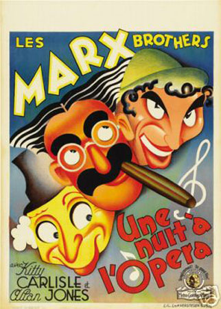 7767-12x18-LM A Night at The Opera Marx Brothers Poster
