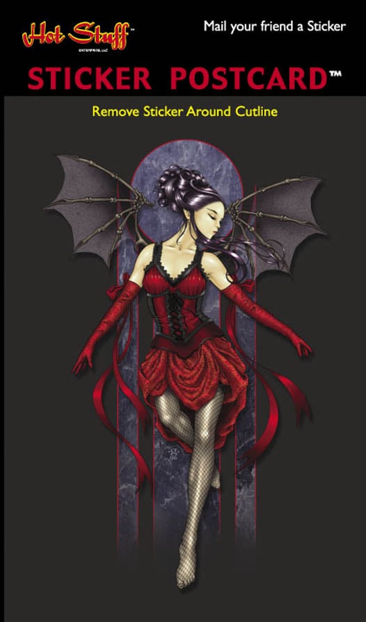 SP1988-4x6 Gothic Fairy Sticker