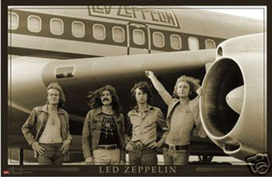 Picture of Hot Stuff Enterprise 789-24x36-MU Led Zeppelin Plane Poster