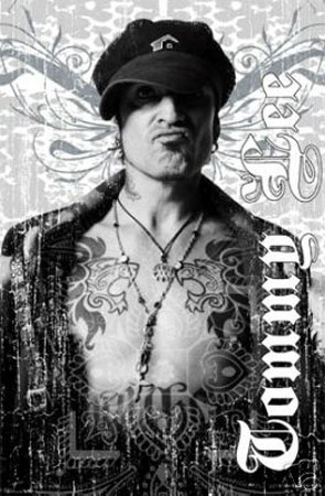 Picture of Hot Stuff Enterprise 2880-24x36-MU Tommy Lee Tattoo Pose Poster
