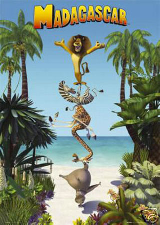 Picture of Hot Stuff Enterprise 663-24x36-MV Madagascar Jungle Tricks Poster
