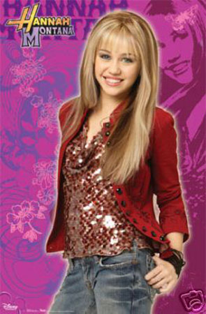 Picture of Hot Stuff Enterprise 2854-24x36-MV Hannah Nontana and Miley Cyrus Poster