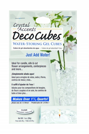 DC-C Deco Cubes 1 oz pack Clear -pack of 24