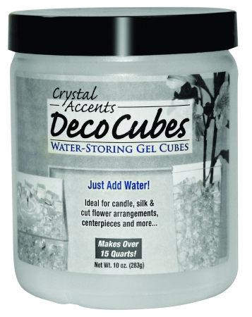 Deco Cubes 10 oz jar Blue -pack of 6