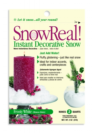 SR-24 Snow Real 1 oz bag Instant Decorative Snow -pack of 24
