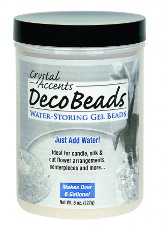 Picture of JRM Chemical DB-B08 Deco Beads 8 oz jar Blue -pack of 12