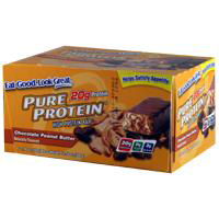 Picture of WorldWide WWSNPPBR0006PNTBBR Pure Pro Bar Peanut Butter 50g 6 ct