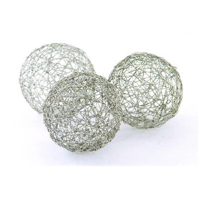 Modern Day Accents 3279 Wire Spheres 5 in. D-Box of 3
