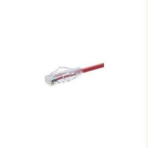 Oncore Power Systems  Inc. 10099 Oncore Clearfit Cat6 Patch Cable  Red  Snagless  2Ft