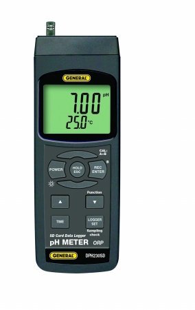 Picture of General Tools &amp; Instruments DPH230SD Ph  Orp Meter With Excel-Formatted Data Logging Sd Card