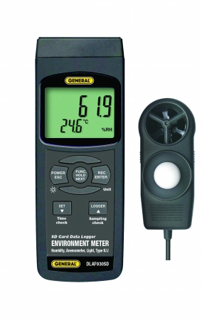 Picture of General Tools & Instruments DLAF930SD Environmental Meterwith Excel-Formatted Data Logging Sd Card
